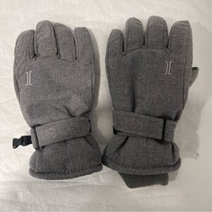 Igloos Snow Gloves Thinsulate Gray Black. These Appear To Be Size Small